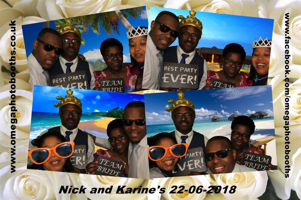 Nick & Karine's Wedding | View more photos from the event at gallery.omegaphotobooths.co.uk/u/Omega-Photobooths/Nick-Karines-Wedding